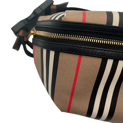 Burberry Icon Stripe Nova Check Sonny Gürteltasche / Sehr gut Burberry