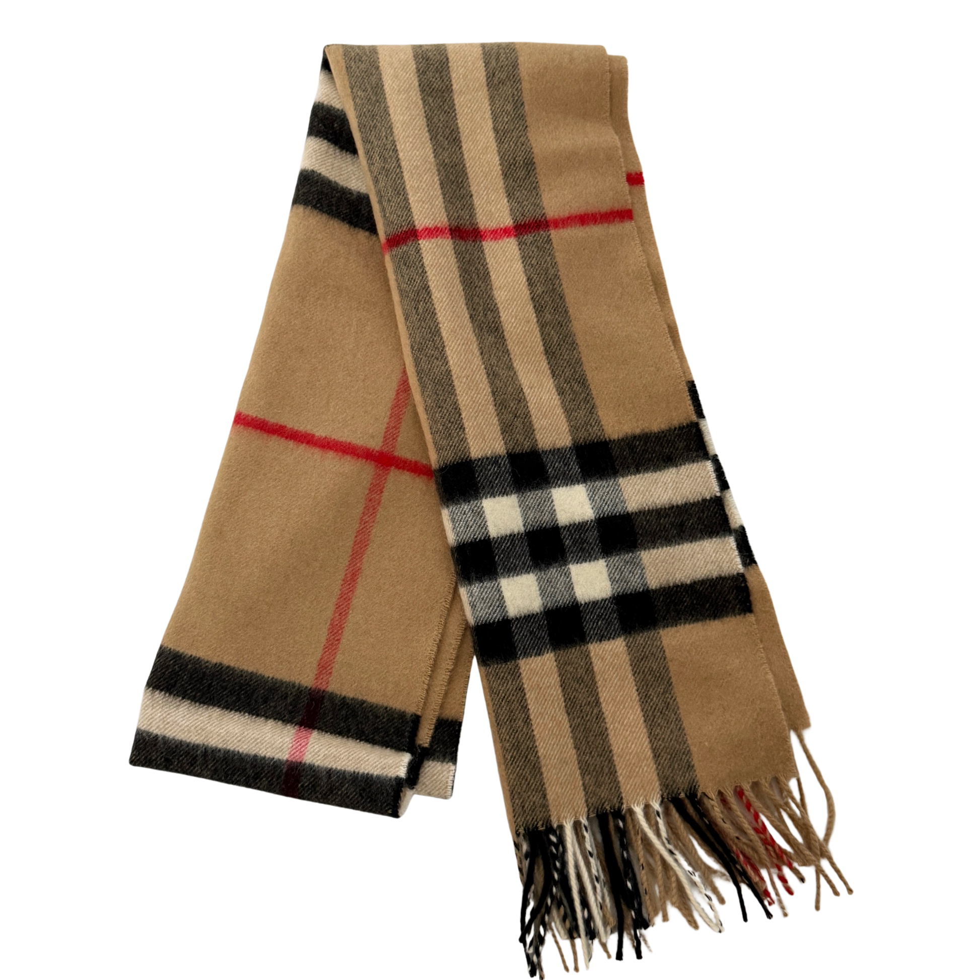 Burberry Kaschmir Schal Beige Braun / neuwertig Burberry