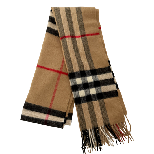 Burberry Kaschmir Schal Beige Braun / neuwertig Burberry