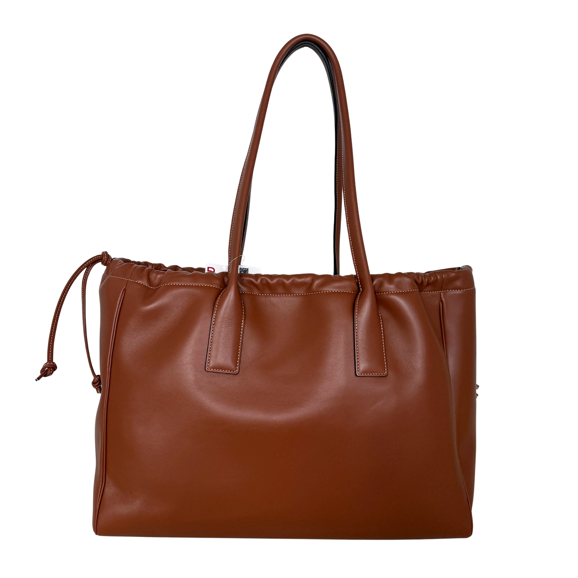 Céline Cabas Cuir Triomphe Drawstring Tote Bag Braun / neuwertig CELINE
