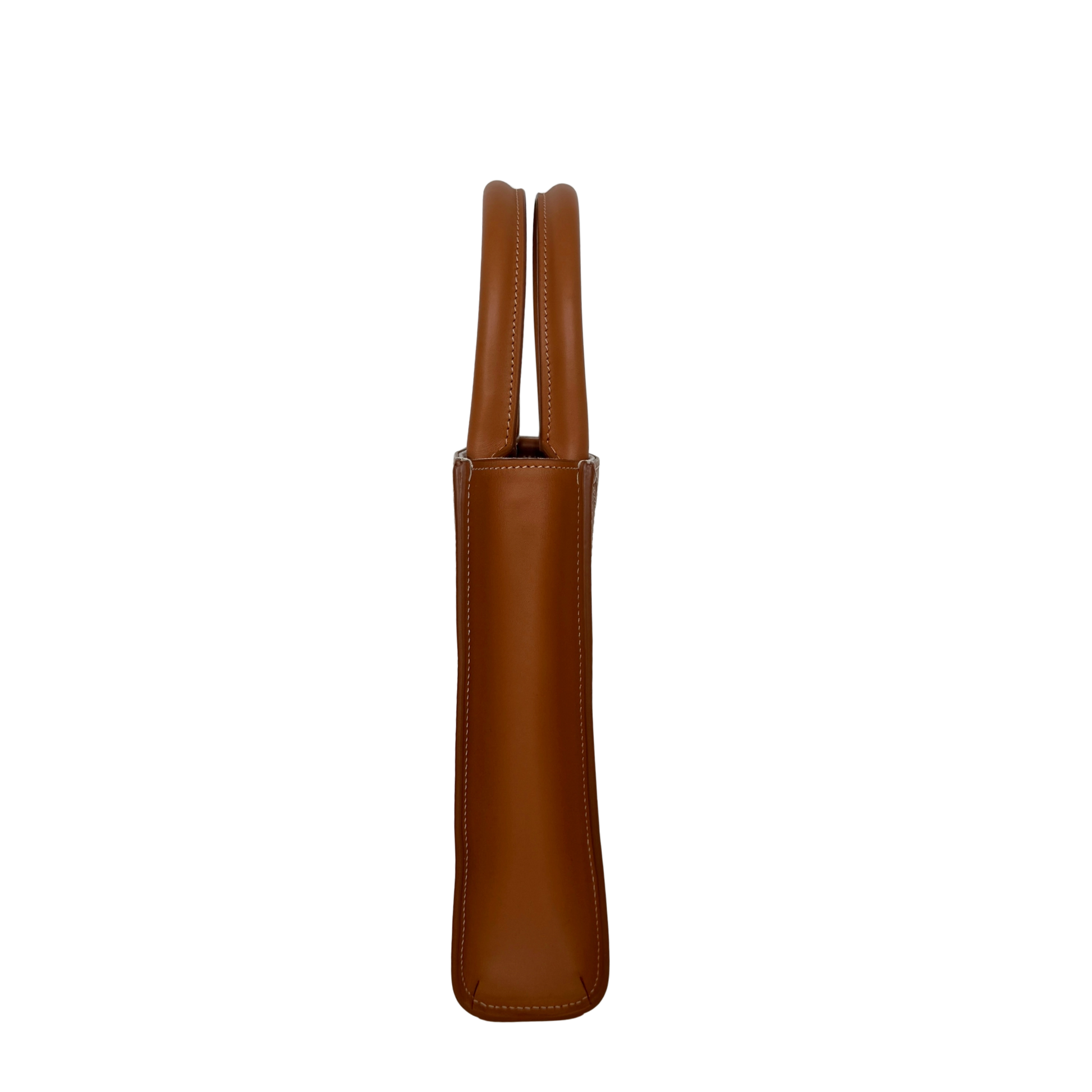 Céline Mini Vertical Cabas Handtasche aus Canvas und Leder Beige / neuwertig Echtheitscheck