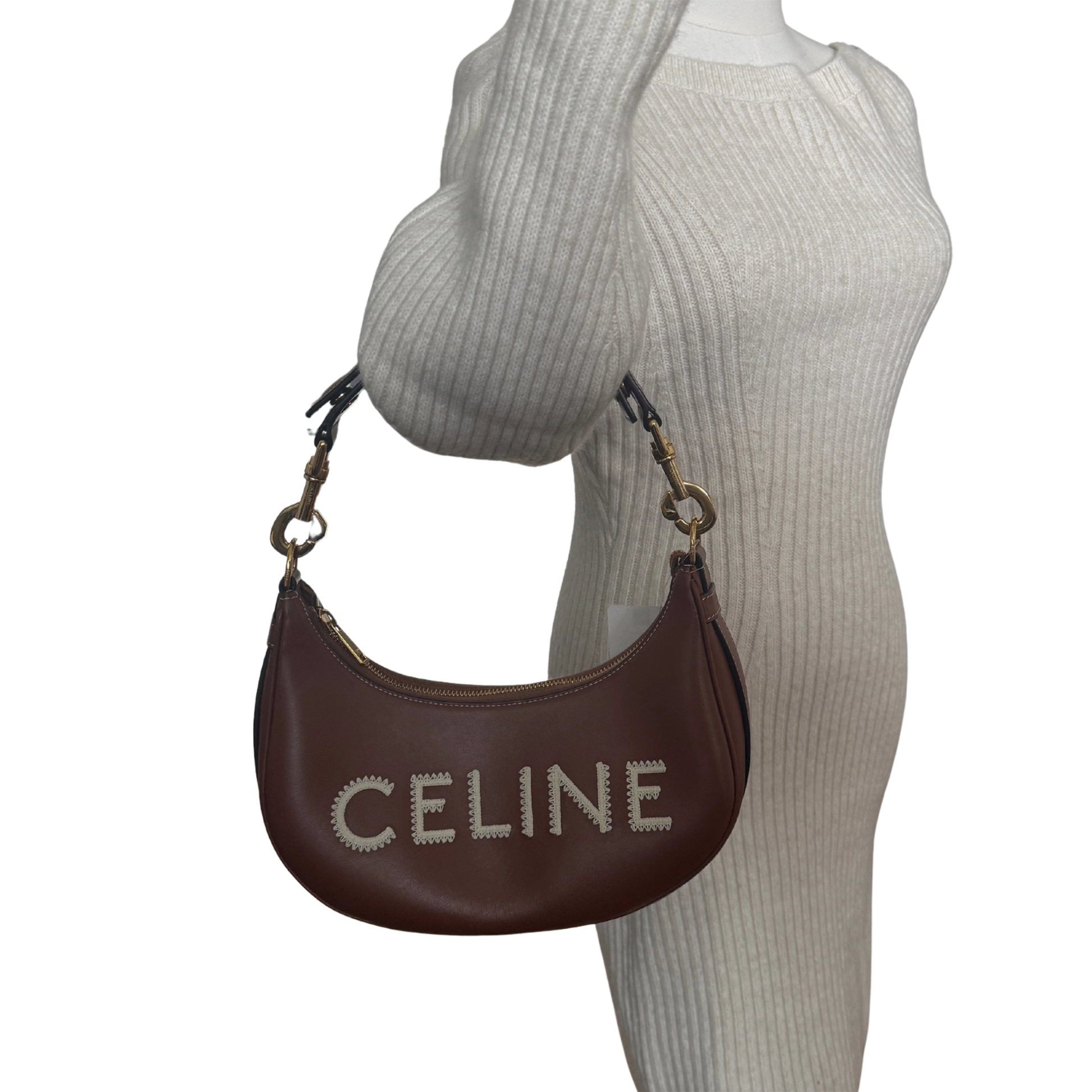 Céline Ava Strap Bag Braun / neuwertig Echtheitscheck
