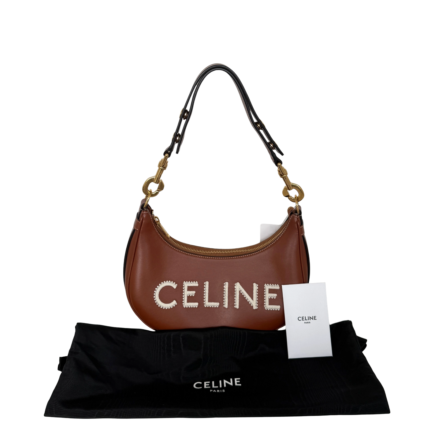 Céline Ava Strap Bag Braun / neuwertig Echtheitscheck