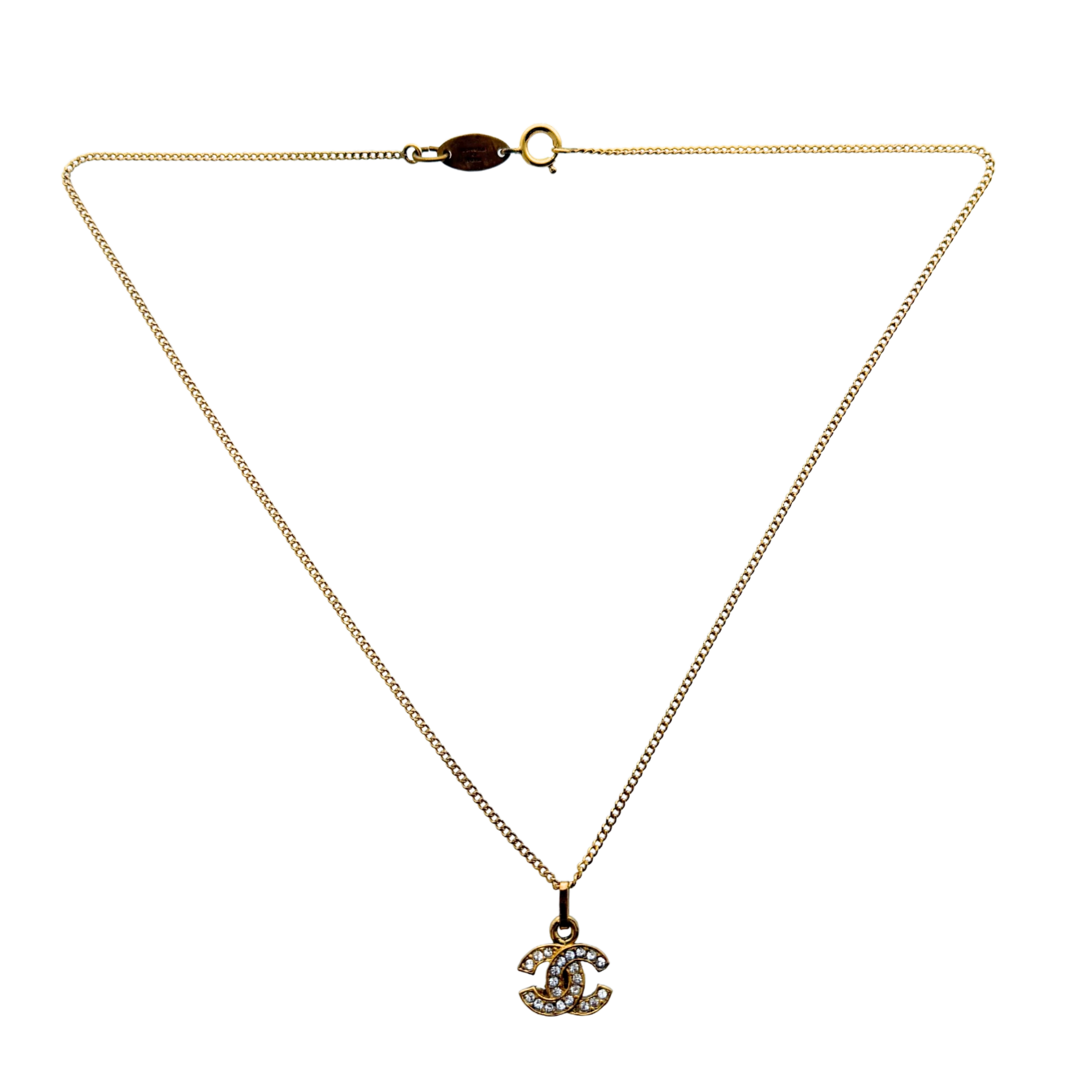 Chanel CC Halskette Gold / sehr gut