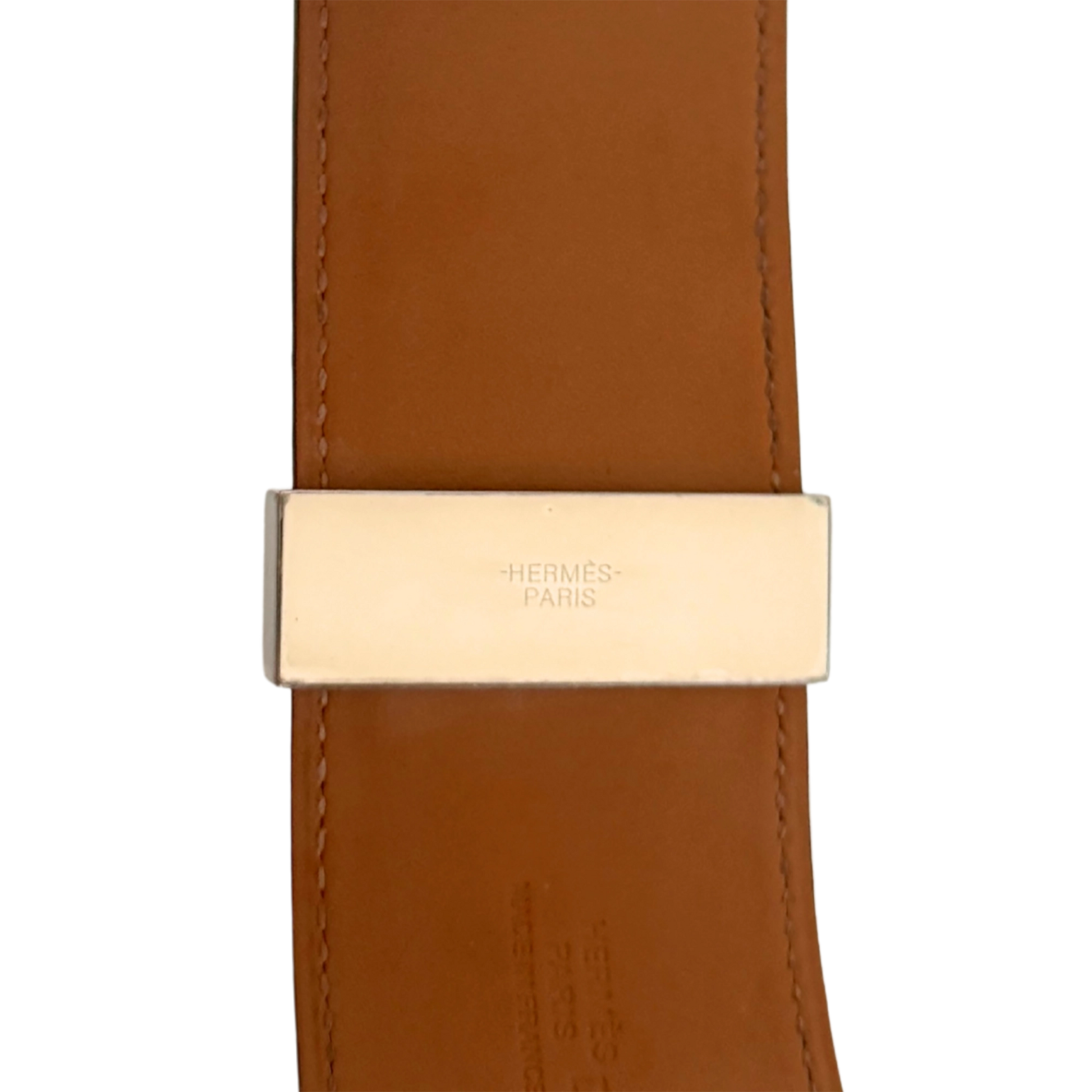 Hermès Collier de Chien aus Alligatorleder Blau / sehr gut Hermès