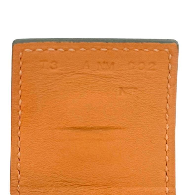 Hermès Collier de Chien aus Alligatorleder Blau / sehr gut Hermès