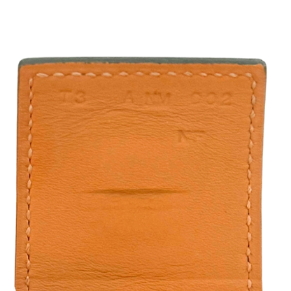 Hermès Collier de Chien aus Alligatorleder Blau / sehr gut Hermès