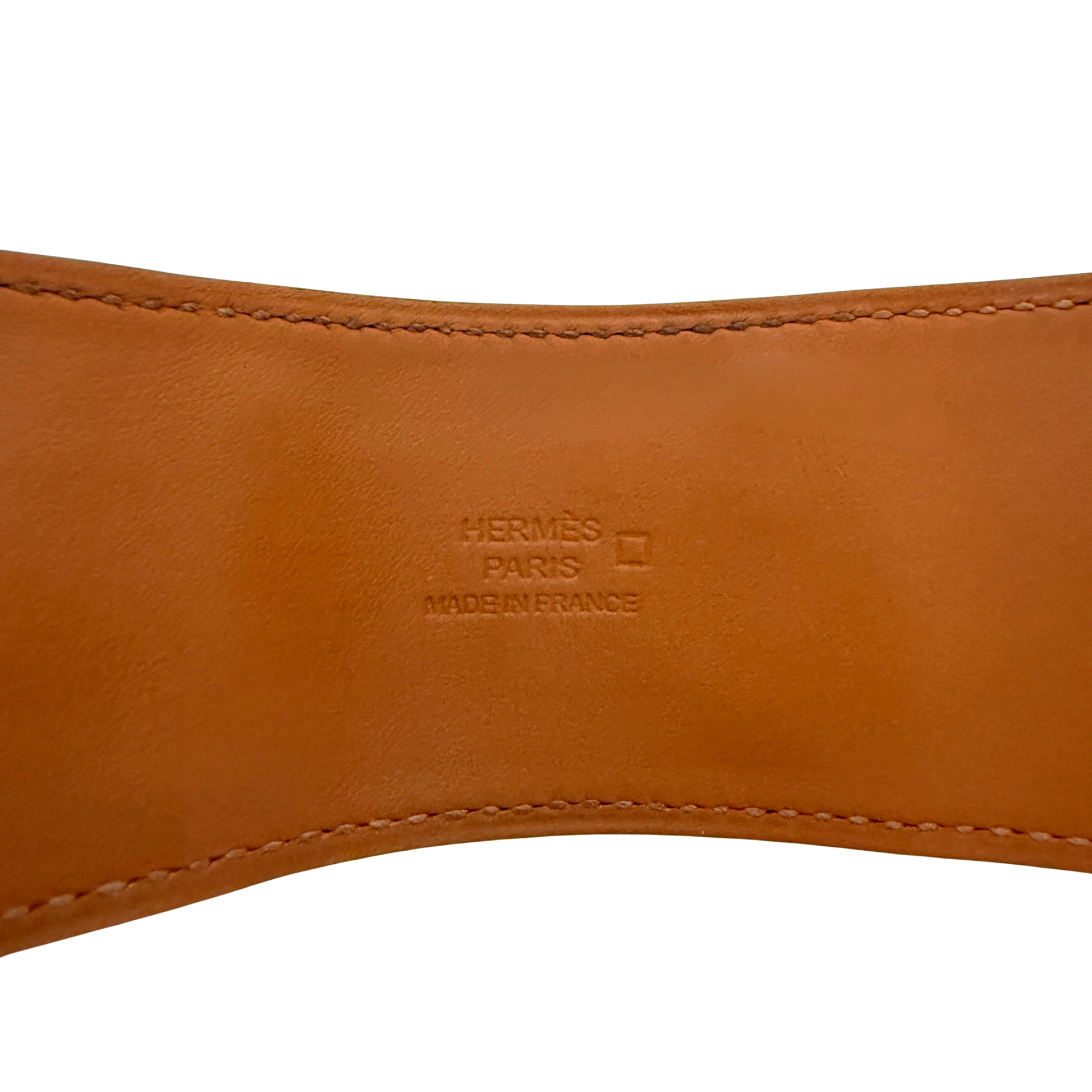 Hermès Collier de Chien aus Alligatorleder Blau / sehr gut Hermès
