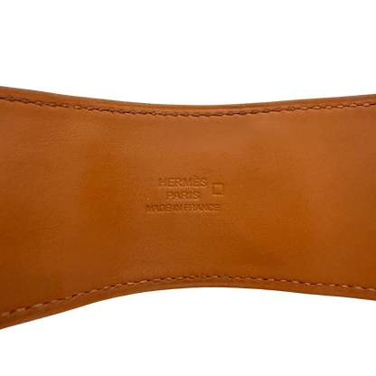 Hermès Collier de Chien aus Alligatorleder Blau / sehr gut Hermès