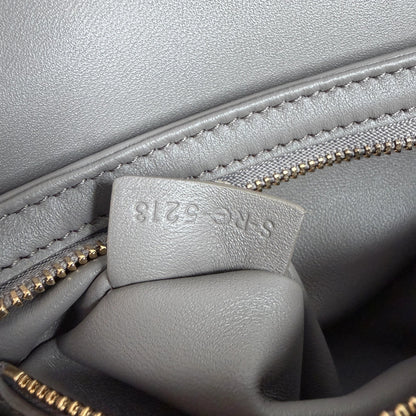 Celine Teen Triomphe Shiny Calfskin Pebble Greige Gold Tasche Celine