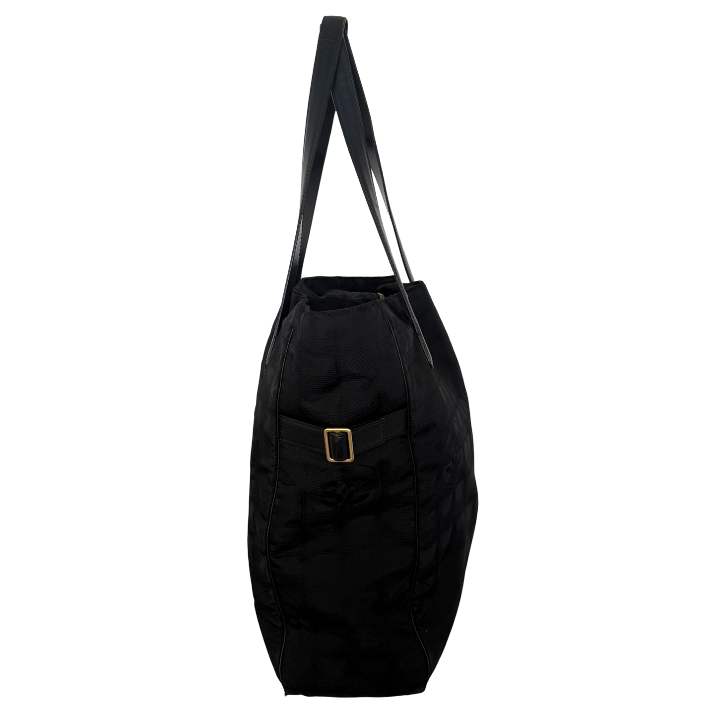 Chanel New Travel Line Tote Bag Schwarz / sehr gut Chanel