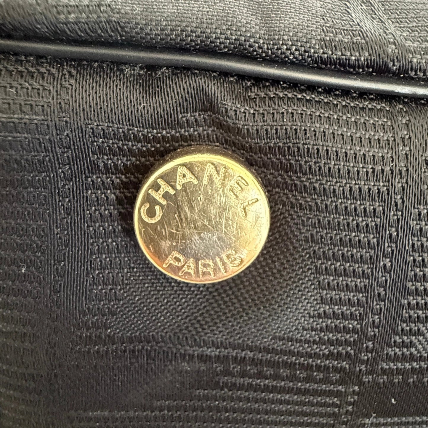 Chanel New Travel Line Tote Bag Schwarz / sehr gut Chanel