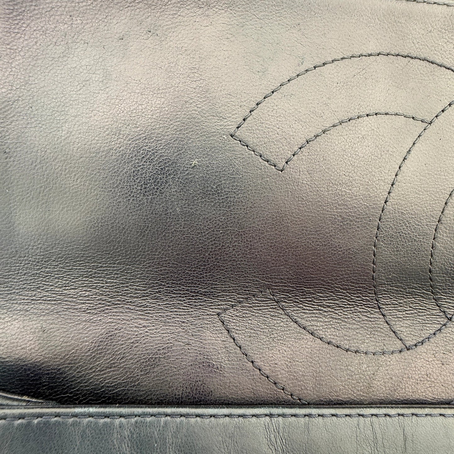 Chanel 2.55 Reissue 227 Double Flap Bag Marineblau / gut Chanel