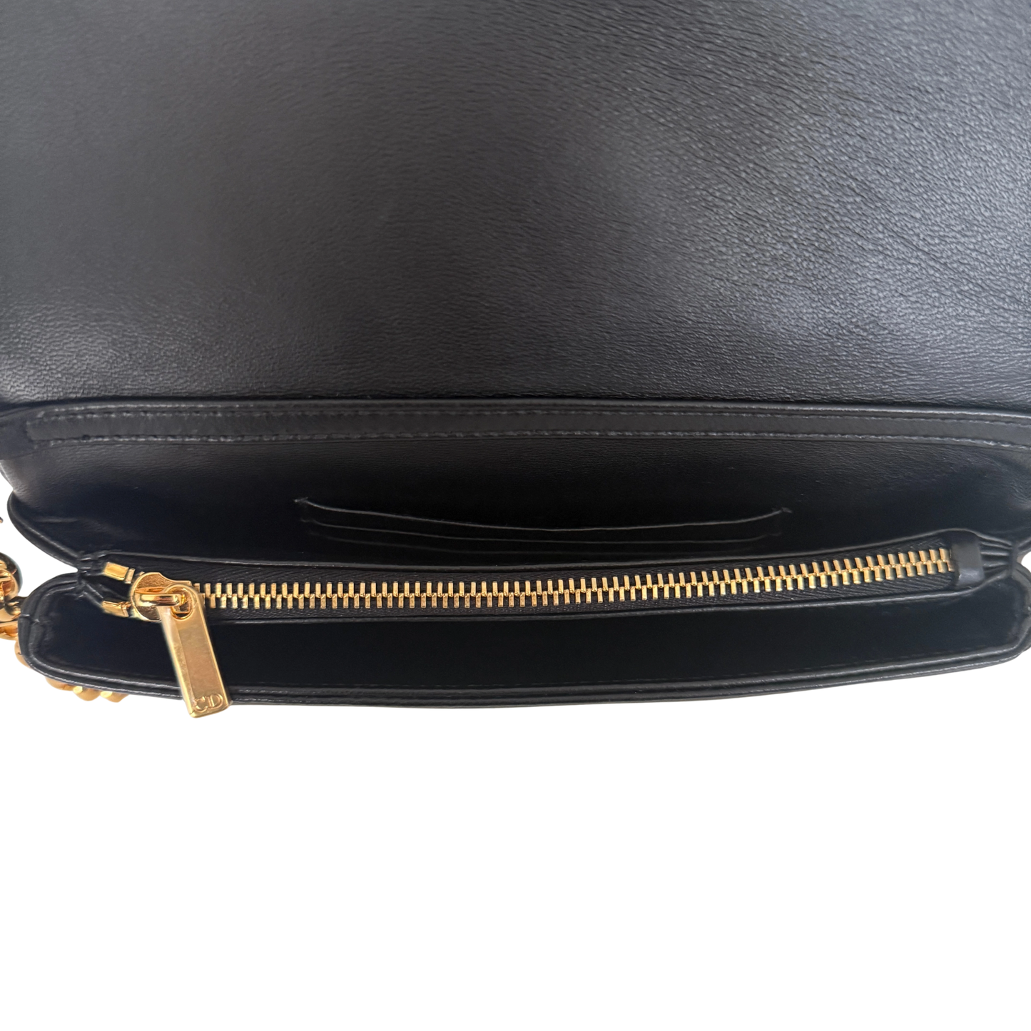 Dior Caro Tasche Small Cannage Kalbsleder Schwarz / sehr gut Dior