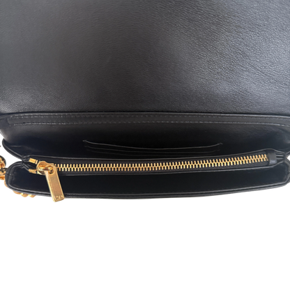 Dior Caro Tasche Small Cannage Kalbsleder Schwarz / sehr gut Dior
