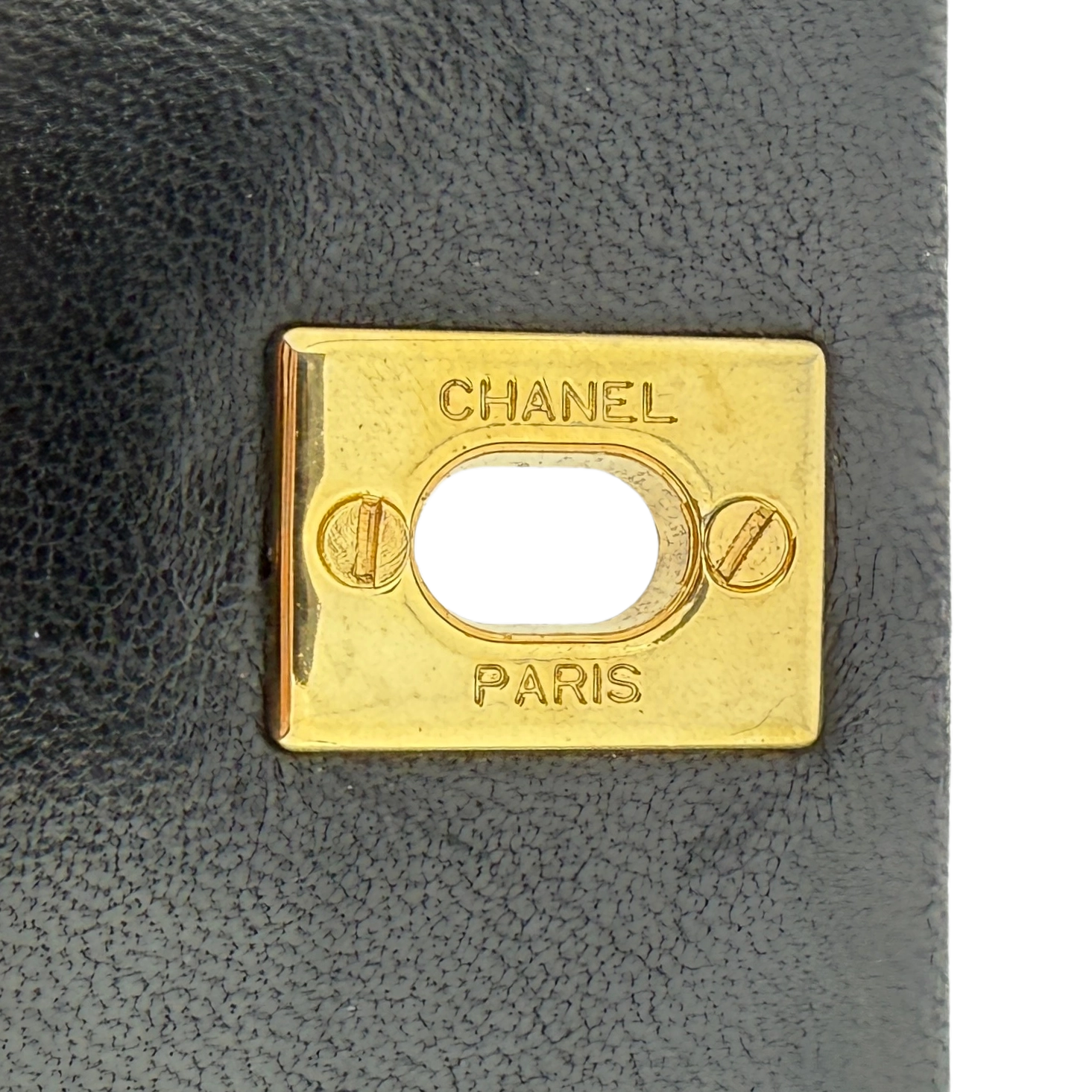 Chanel Timeless Single Flap Small Schwarz Lammleder mit ID Card / gut Produkt