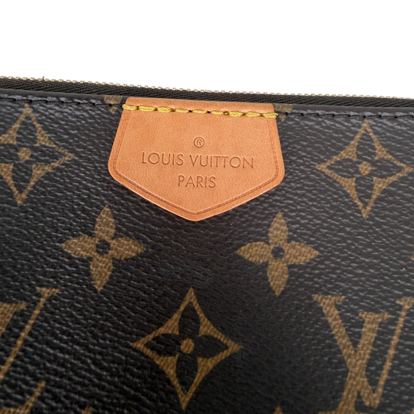 Louis Vuitton Multi Pochette Accessoires Monogram Khaki Fullset / sehr gut Louis Vuitton
