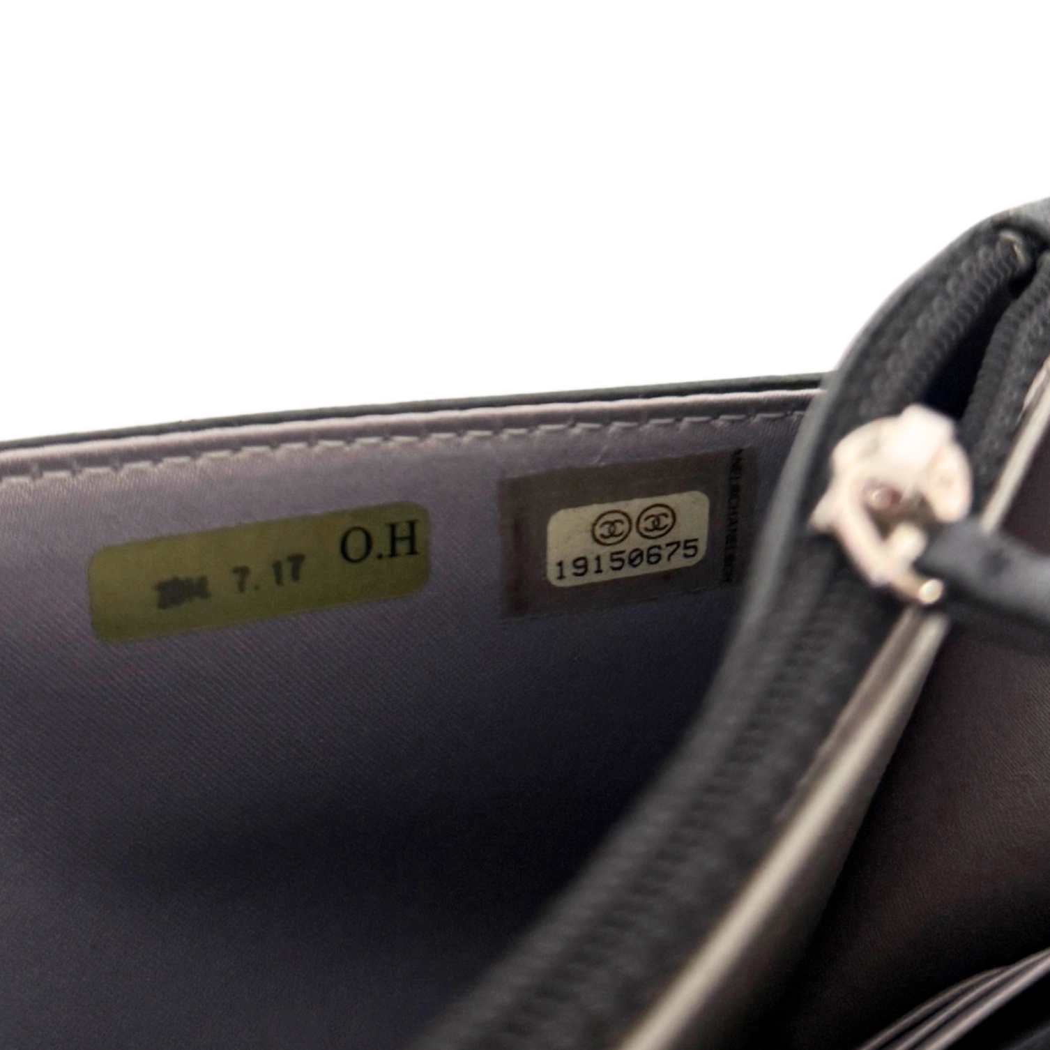 Chanel Wallet On Chain Camellia Lammleder Schwarz goldene Hardware / sehr gut Chanel
