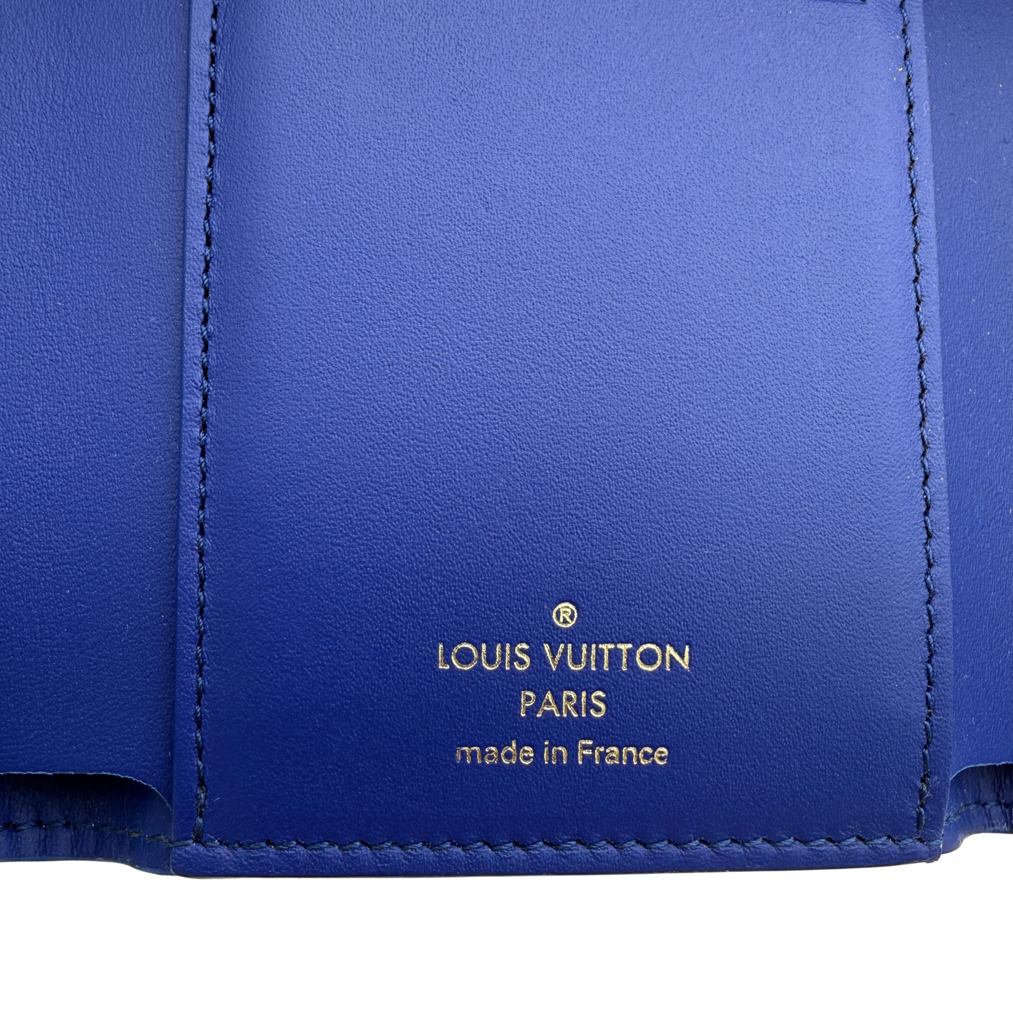 Louis Vuitton Capucines Compact Geldbörse Marineblau Fullset / neuwertig Louis Vuitton