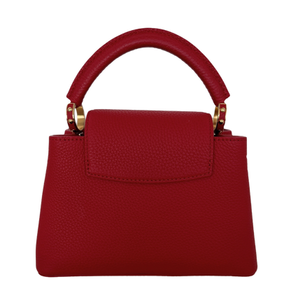 Louis Vuitton My Capucines Small Taurillon Leder rot Fullset / sehr gut Louis Vuitton
