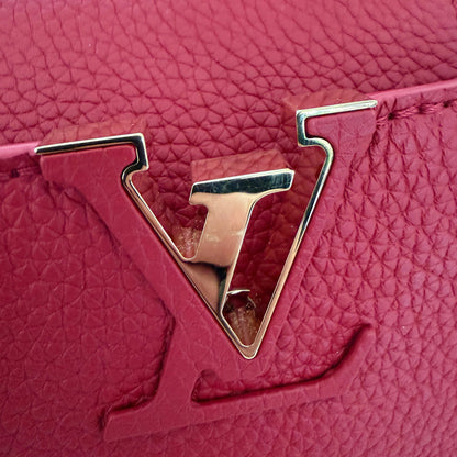 Louis Vuitton My Capucines Small Taurillon Leder rot Fullset / sehr gut Louis Vuitton