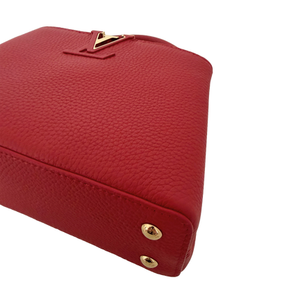 Louis Vuitton My Capucines Small Taurillon Leder rot Fullset / sehr gut Louis Vuitton