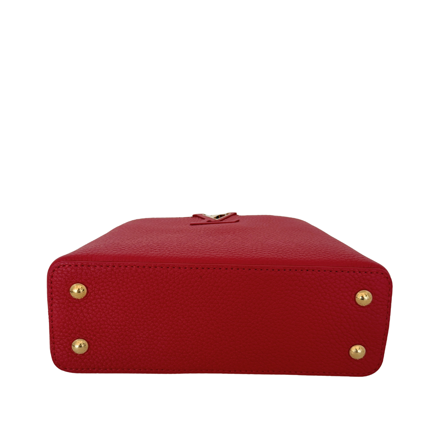 Louis Vuitton My Capucines Small Taurillon Leder rot Fullset / sehr gut Louis Vuitton