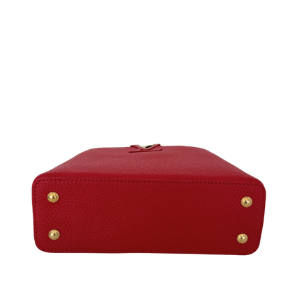 Louis Vuitton My Capucines Small Taurillon Leder rot Fullset / sehr gut Louis Vuitton