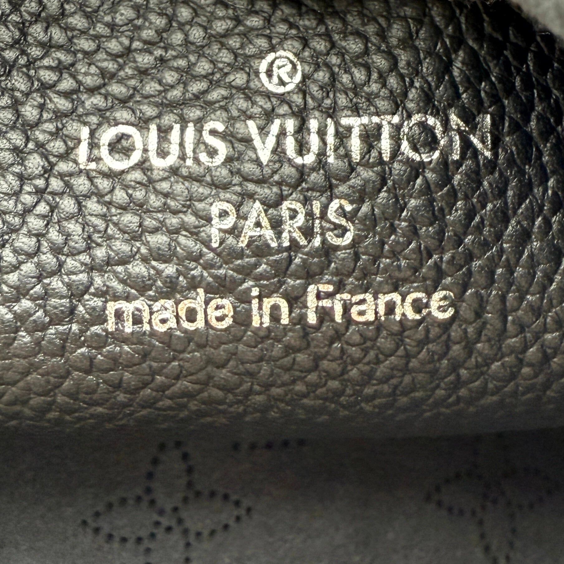 Louis Vuitton Carmel Mahina Schwarz / sehr gut Louis Vuitton