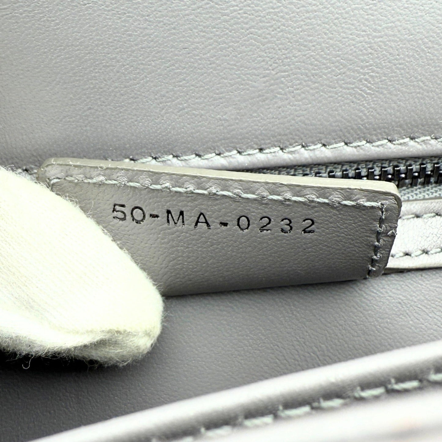 Dior Mittelgroße Caro Tasche Dunkelgrau / sehr gut Dior