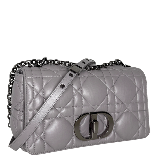 Dior Mittelgroße Caro Tasche Dunkelgrau / sehr gut Dior