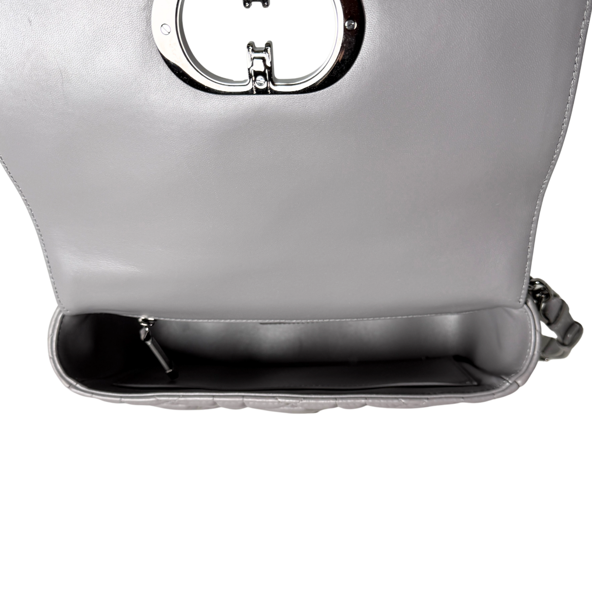 Dior Mittelgroße Caro Tasche Dunkelgrau / sehr gut Dior