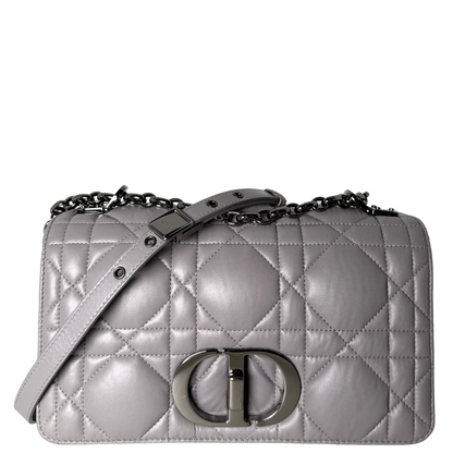 Dior Mittelgroße Caro Tasche Dunkelgrau / sehr gut Dior