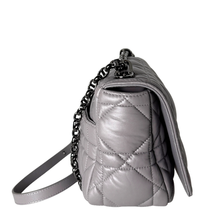 Dior Mittelgroße Caro Tasche Dunkelgrau / sehr gut Dior