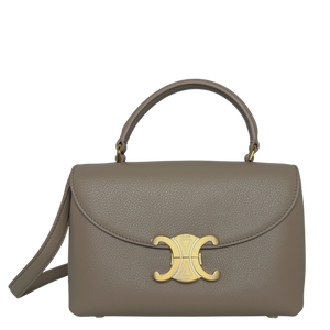 Celine Teen Nino Bag genarbtes Kalbsleder Safari Taupe Gold
