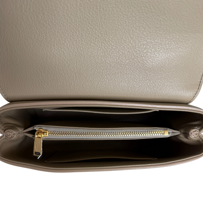Celine Teen Nino Bag genarbtes Kalbsleder Safari Taupe Gold
