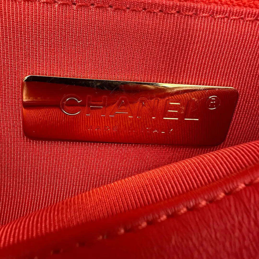 Chanel 19 Flap Bag Small Tasche Tweed Orange Fullset / neuwertig Chanel