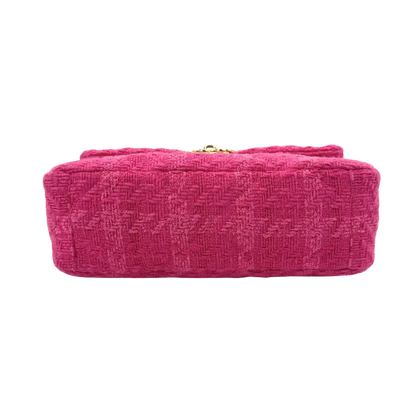 Chanel 19 Flap Bag Small Tasche Tweed Pink /  neuwertig Chanel