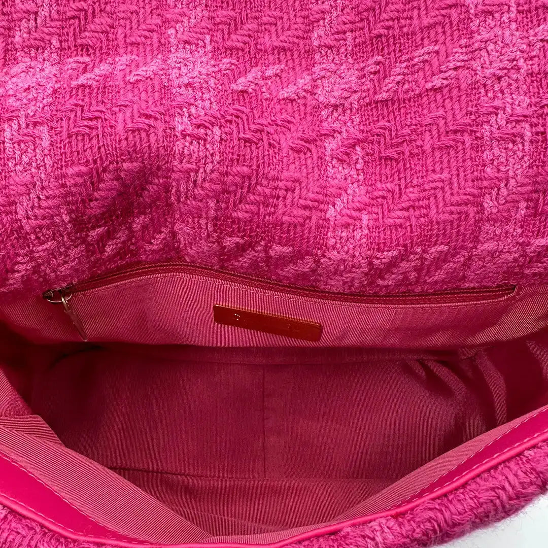Chanel 19 Flap Bag Small Tasche Tweed Pink /  neuwertig Chanel