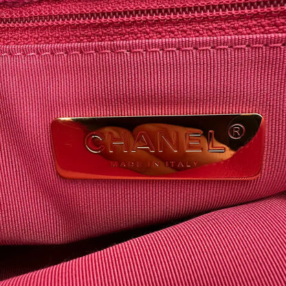 Chanel 19 Flap Bag Small Tasche Tweed Pink /  neuwertig Chanel