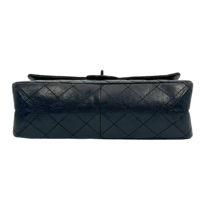 Chanel 2.55 Reissue 226 Medium Double Flap Bag schwarz / neuwertig Chanel