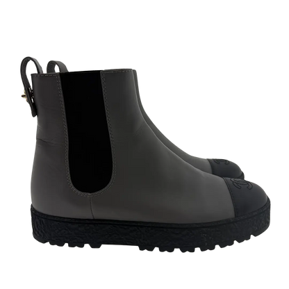 Chanel Boots grau Größe 41 / guter Zustand Chanel