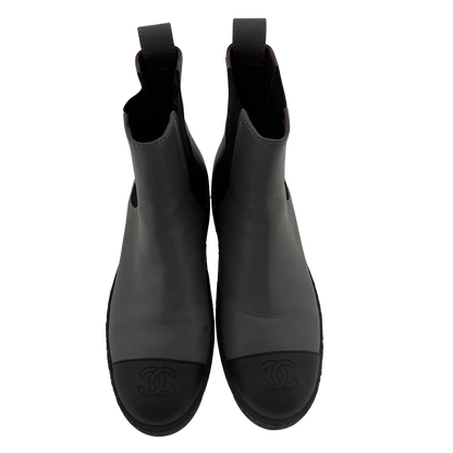 Chanel Boots grau Größe 41 / guter Zustand Chanel