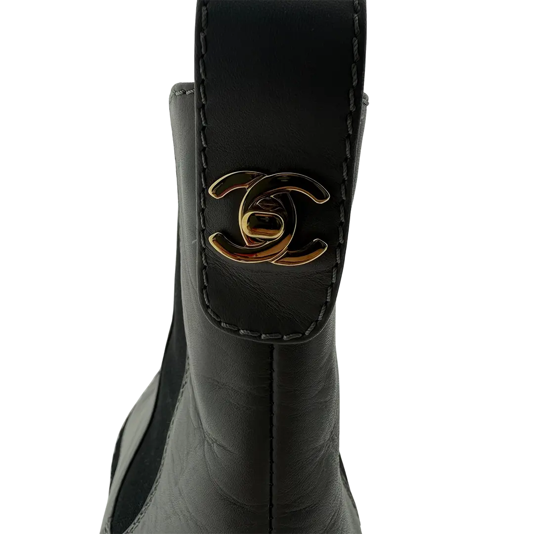 Chanel Boots grau Größe 41 / guter Zustand Chanel