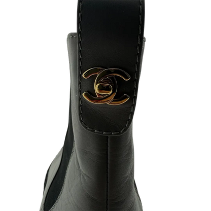 Chanel Boots grau Größe 41 / guter Zustand Chanel