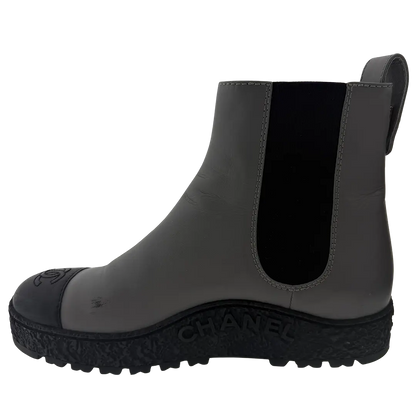 Chanel Boots grau Größe 41 / guter Zustand Chanel