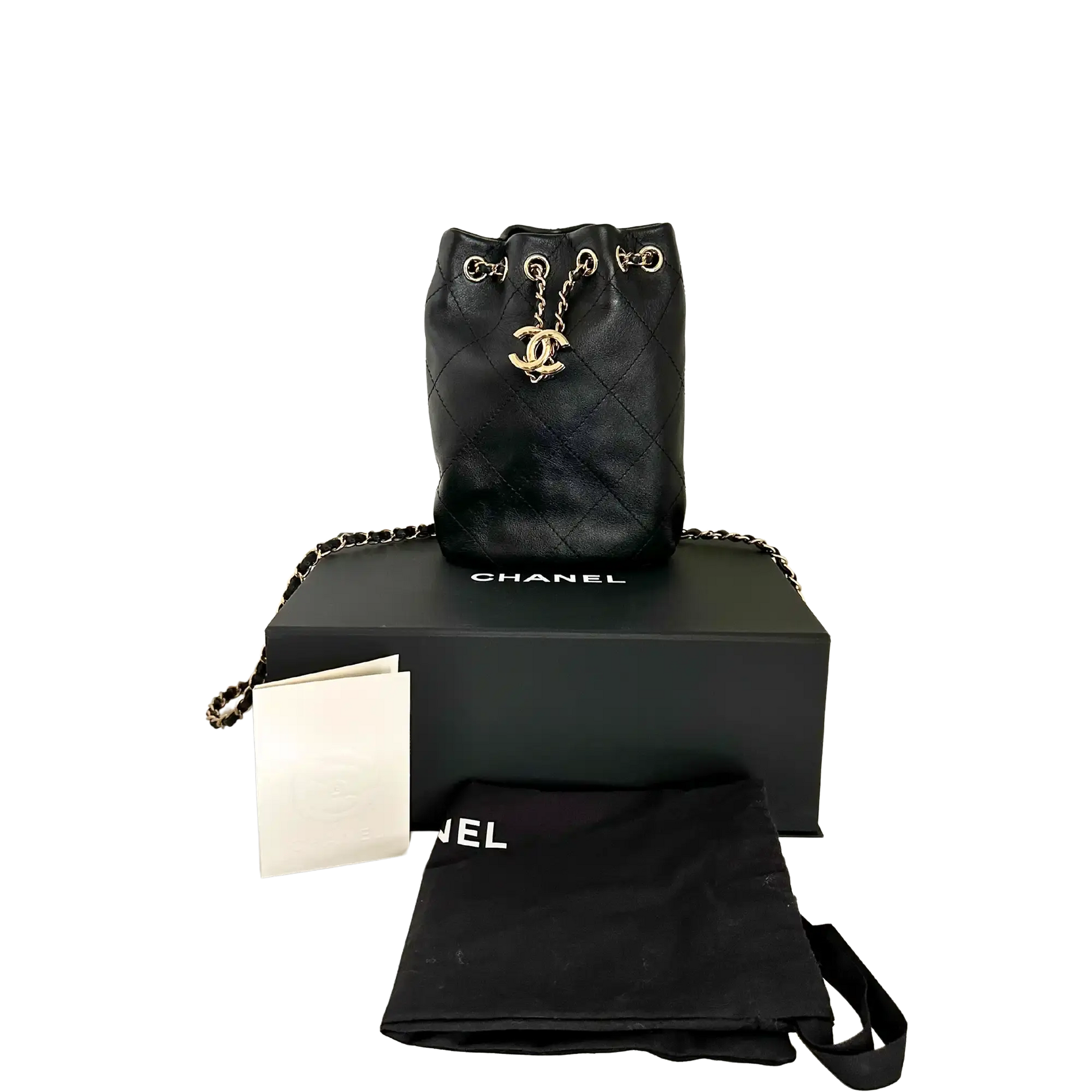 Chanel CC Rucksack Lammleder selten Fullset 2023 / ungetragen Chanel