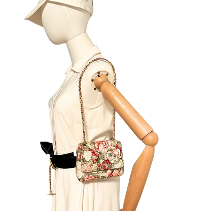 Chanel Camellia Mini Schultertasche Floral / sehr gut Chanel