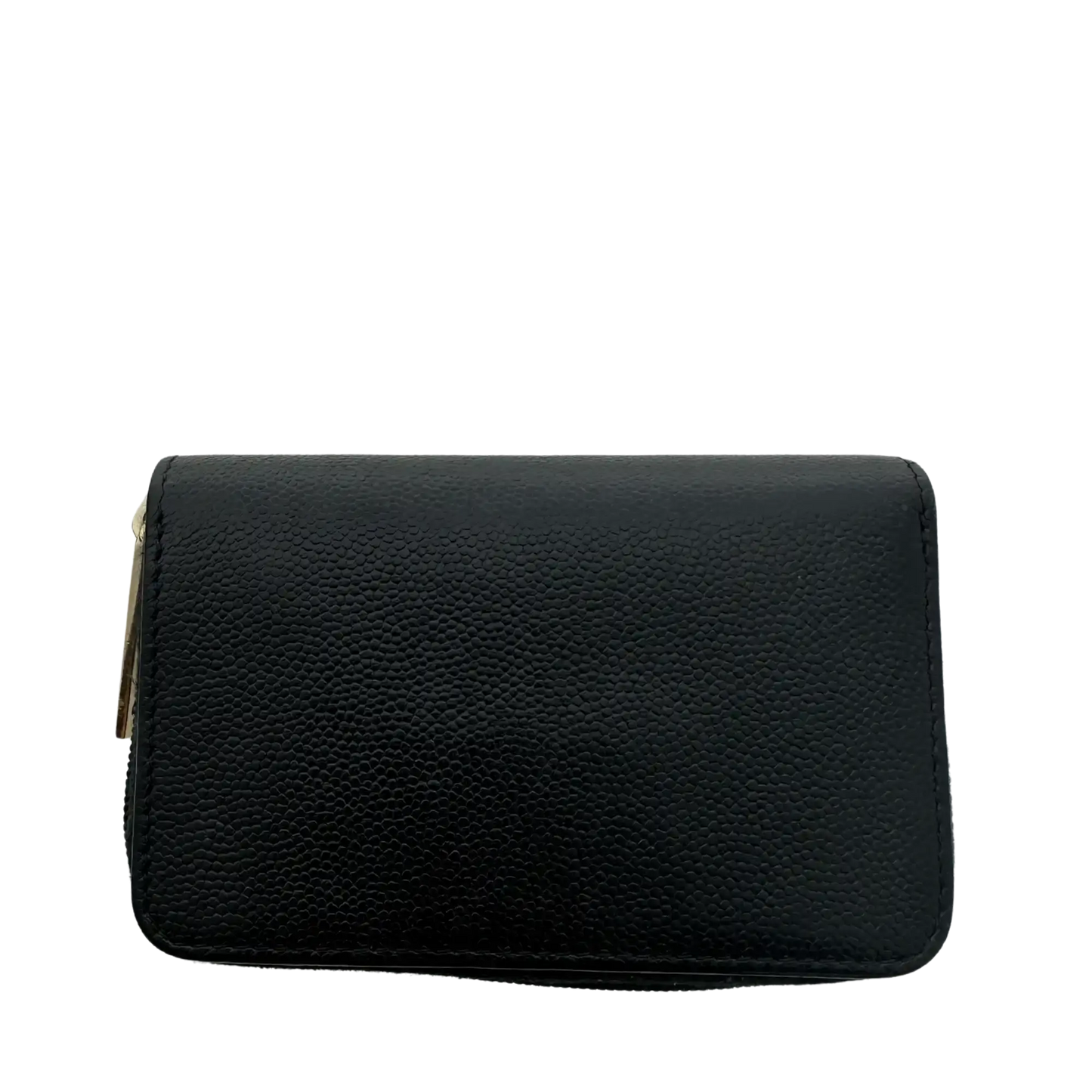 Chanel Coco Mark  kleine Geldbörse CC Leder schwarz / sehr gut Chanel