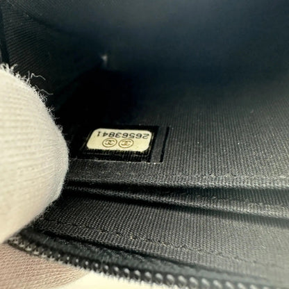 Chanel Coco Mark  kleine Geldbörse CC Leder schwarz / sehr gut Chanel